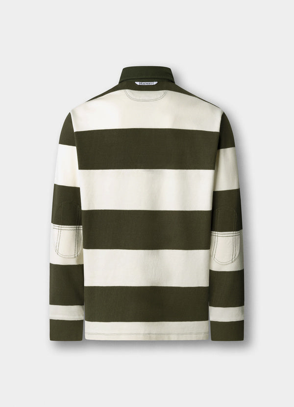 Classic Fit Long Sleeve Stripe Rugby