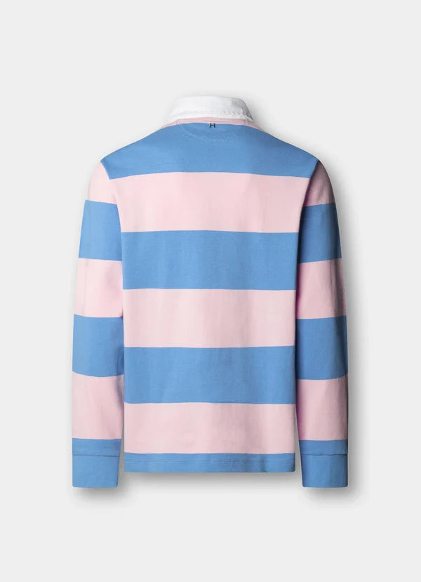Classic Fit Striped Rugby Shirt