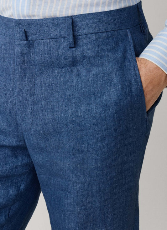 Linen Delave Hopsack Trouser