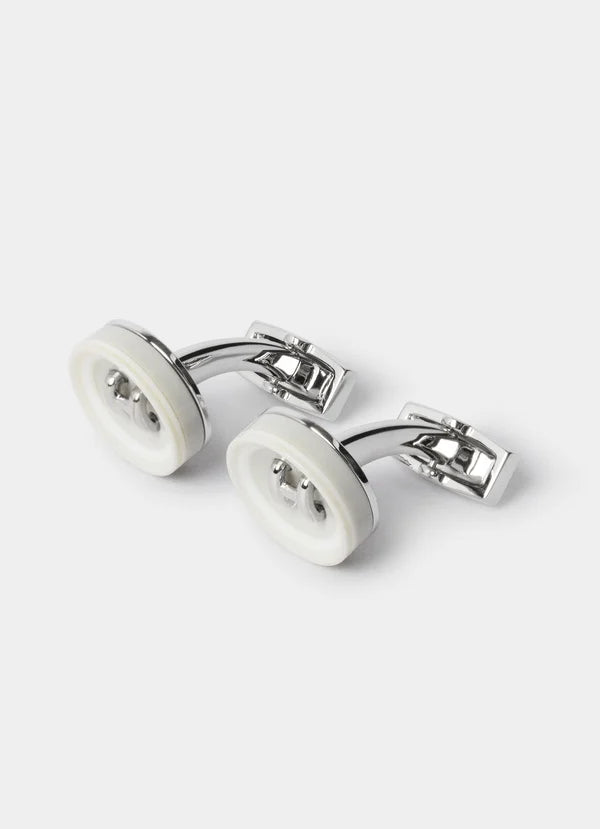 H Button Cufflinks