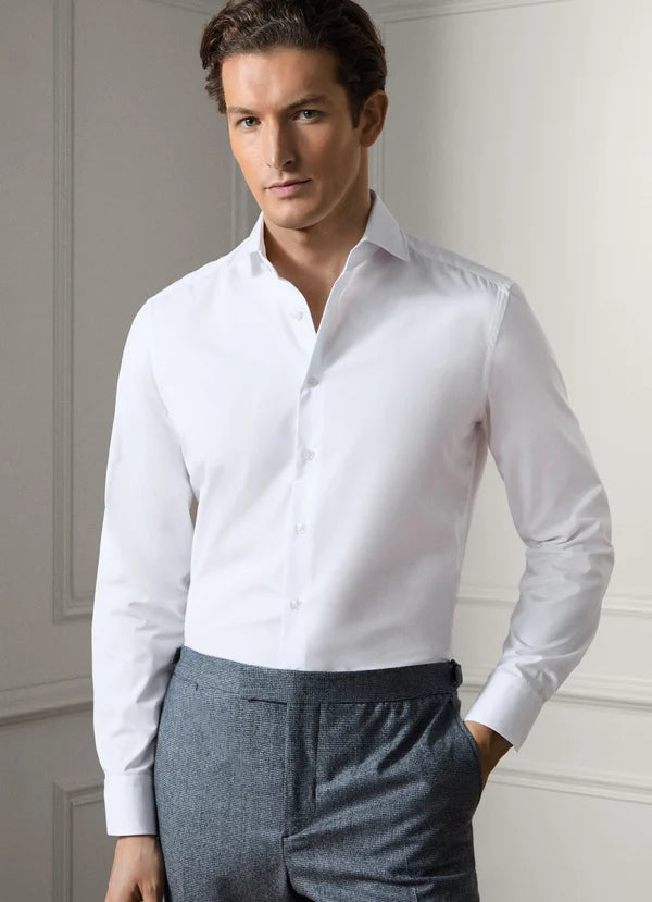 Tailored Fit Formal Poplin Shirt