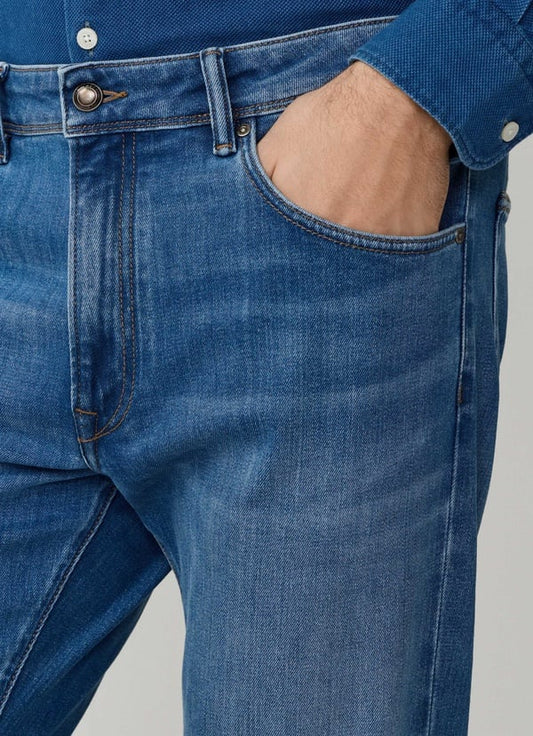 Classic Fit Lux Light Wash Denim