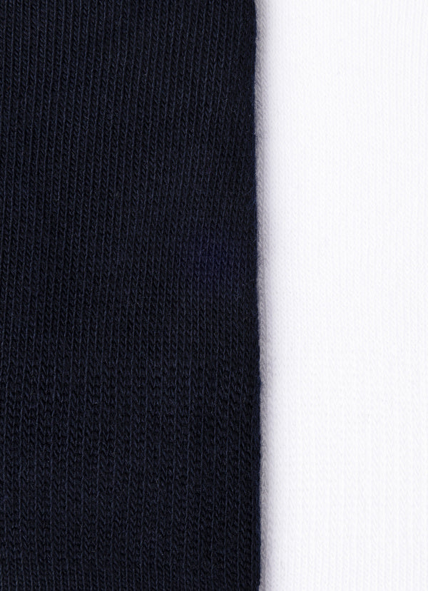 Two Pack Solid No Show Socks