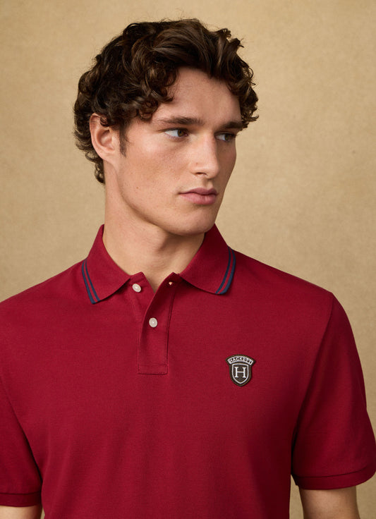 Classic Fit Short Sleeve Badge Polo
