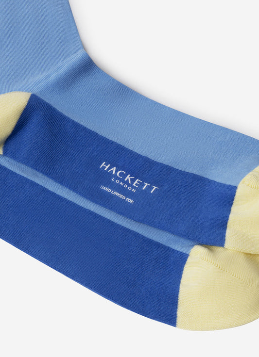 Combed Cotton Colour Block Socks