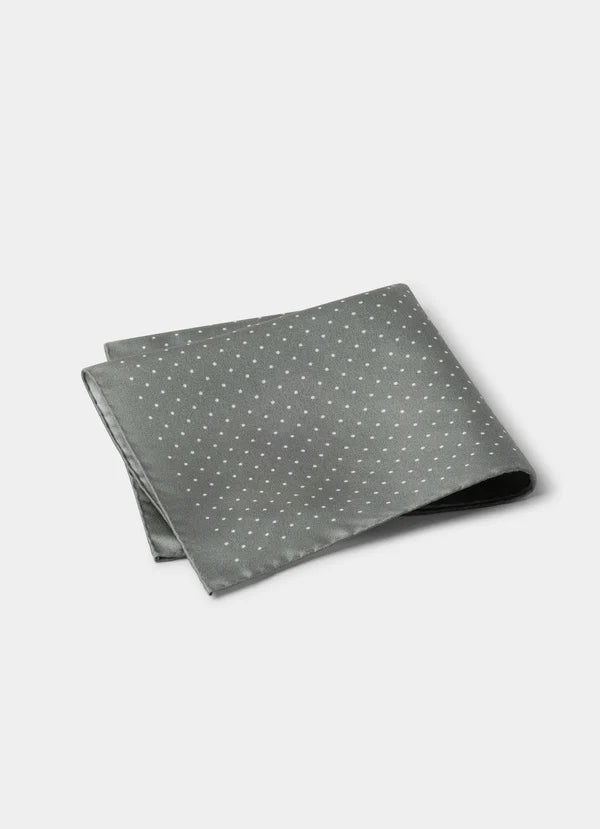 Mayfair Dot Silk Pocket Square