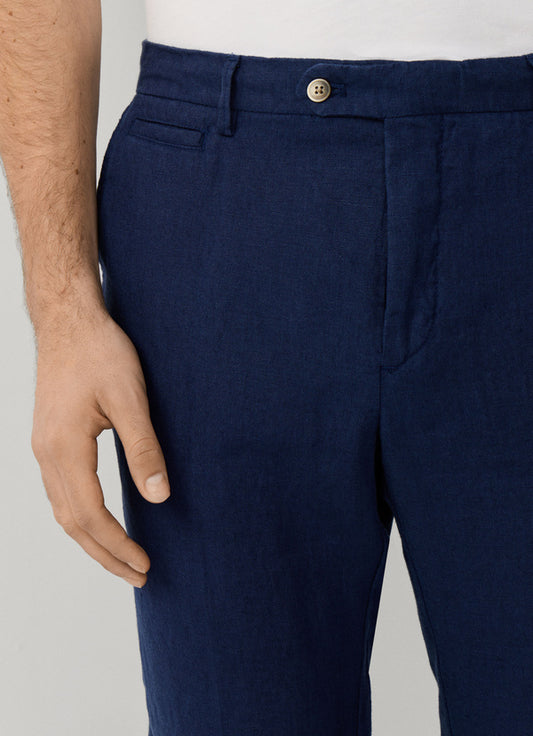 Slim Fit Kensington Linen Chino