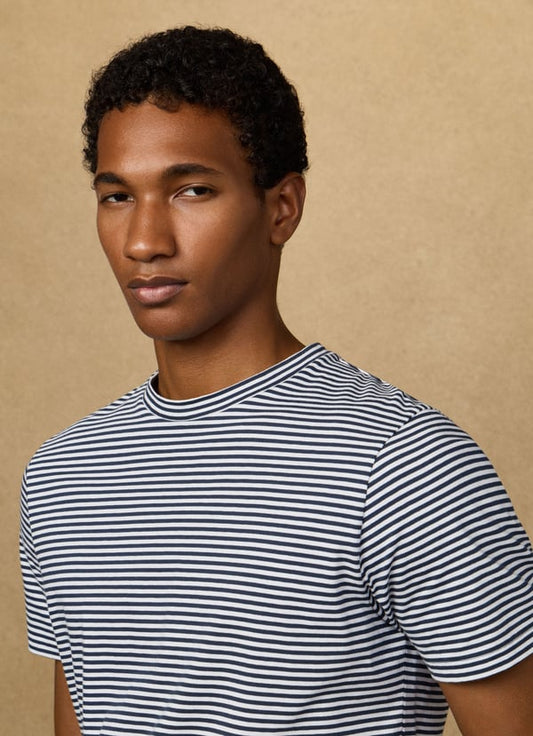 Classic Fit Short Sleeve Striped T-Shirt