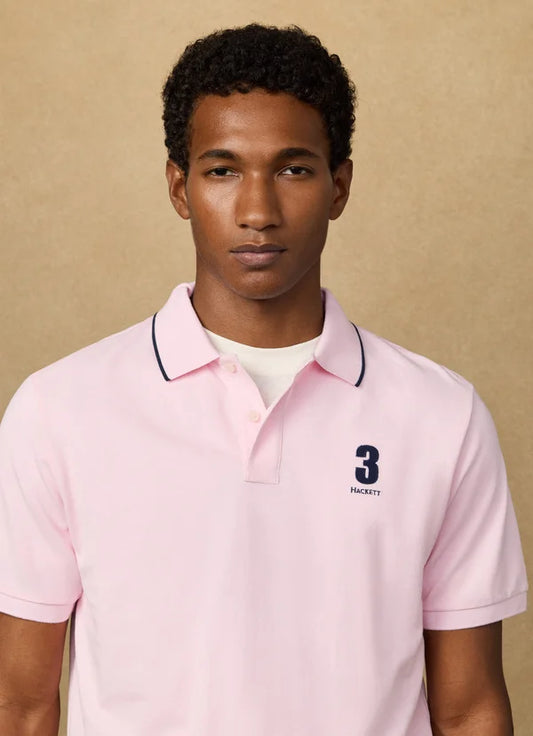 Classic Fit Short Sleeve Number Polo