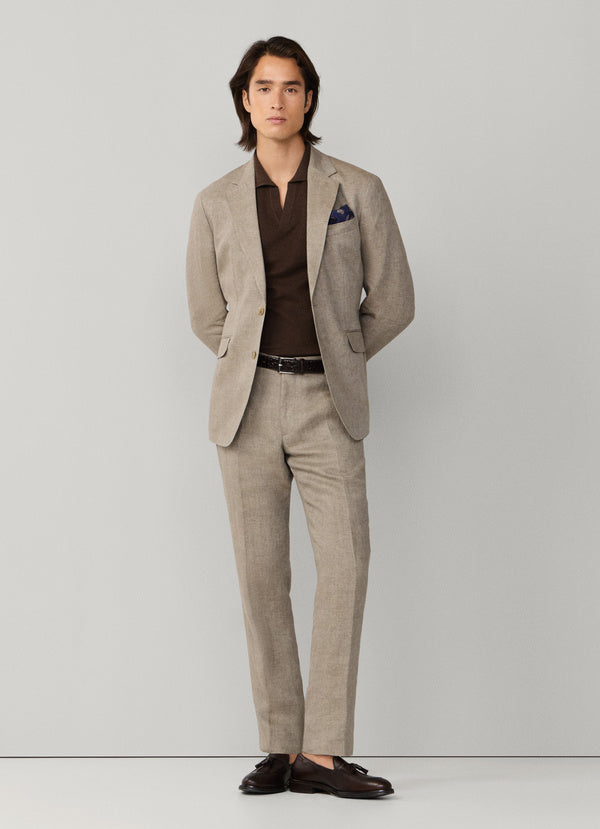 Linen Delave Hopsack Trouser
