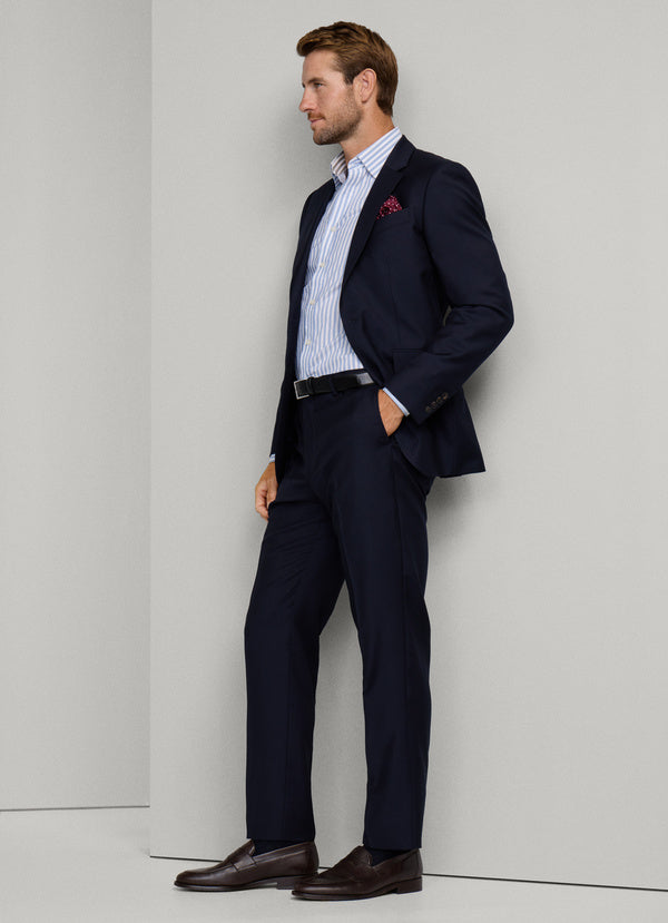 Wool Suit Trouser Woven In England
