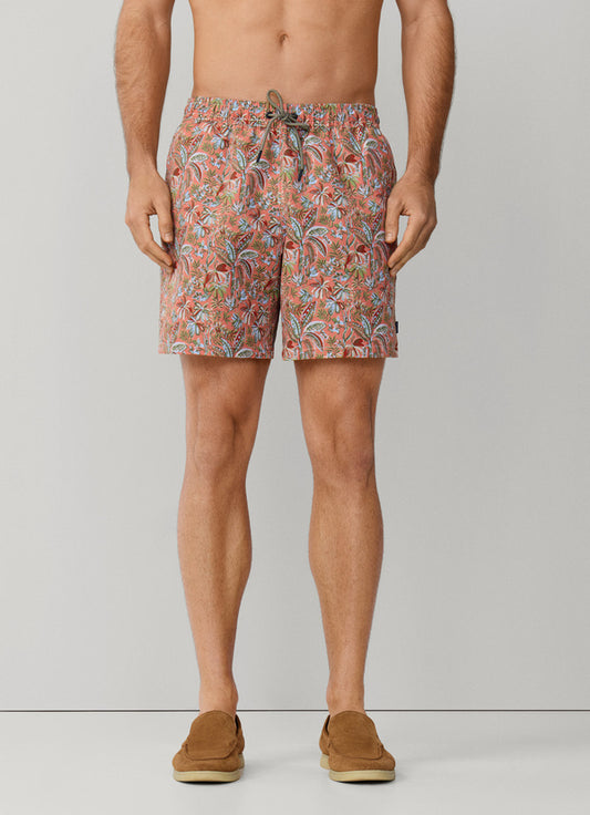 Floral Print Swim Trunk
