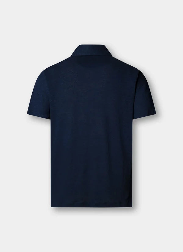 Classic Fit Short Sleeve Linen Polo