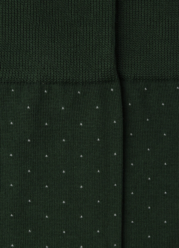 Mercerised Cotton Polka Dot Sock