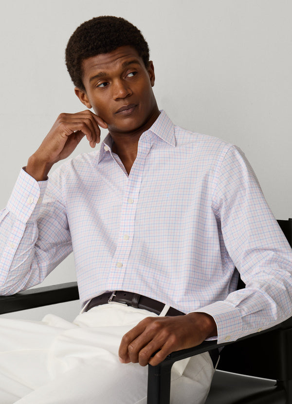 Classic Fit Tattersall Poplin Shirt