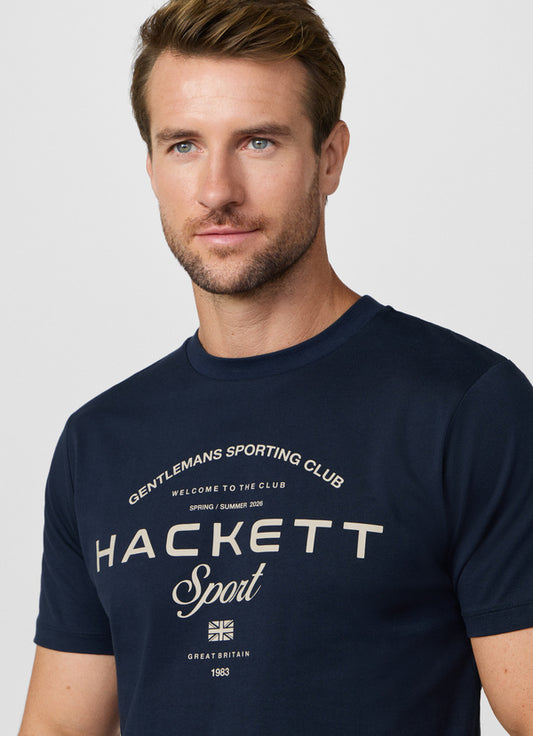 Classic Fit Branded Club Graphic T-Shirt