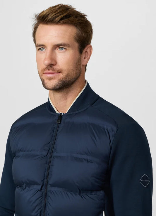 Quilted Bomber Jacket Sweat