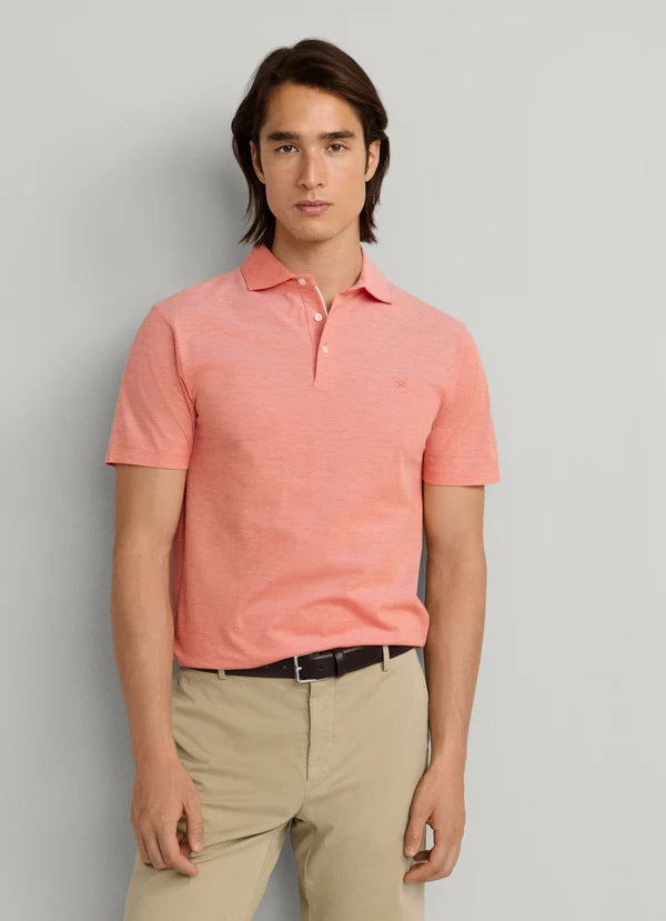 Classic Fit Short Sleeve Oxford Pique Polo