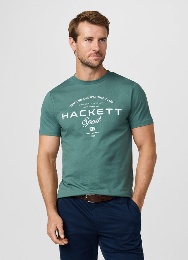 Classic Fit Branded Club Graphic T-Shirt