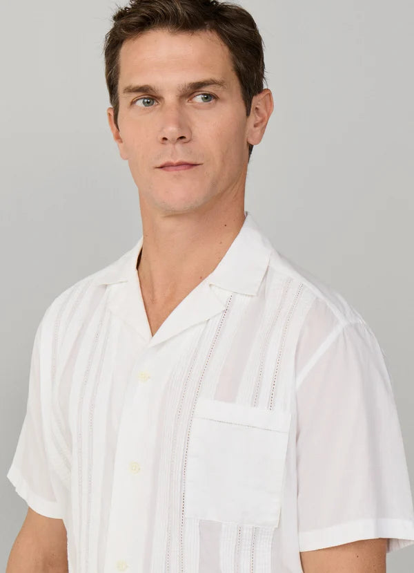 Classic Fit Guayabera Short Sleeve Shirt