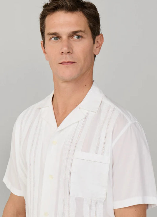 Classic Fit Guayabera Short Sleeve Shirt