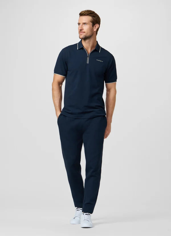 Classic Fit Short Sleeve City Zip Polo