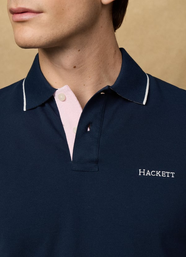 Classic Fit Short Sleeve Back Sash Polo