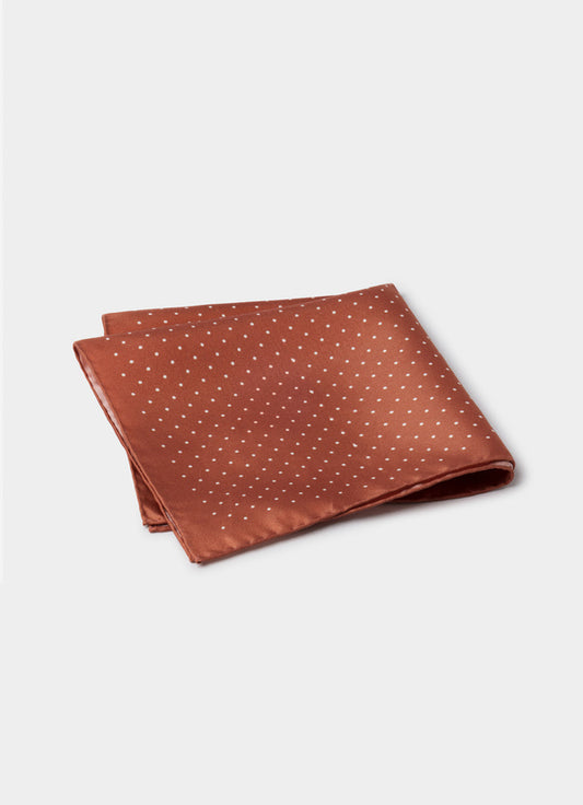 Mayfair Dot Silk Pocket Square