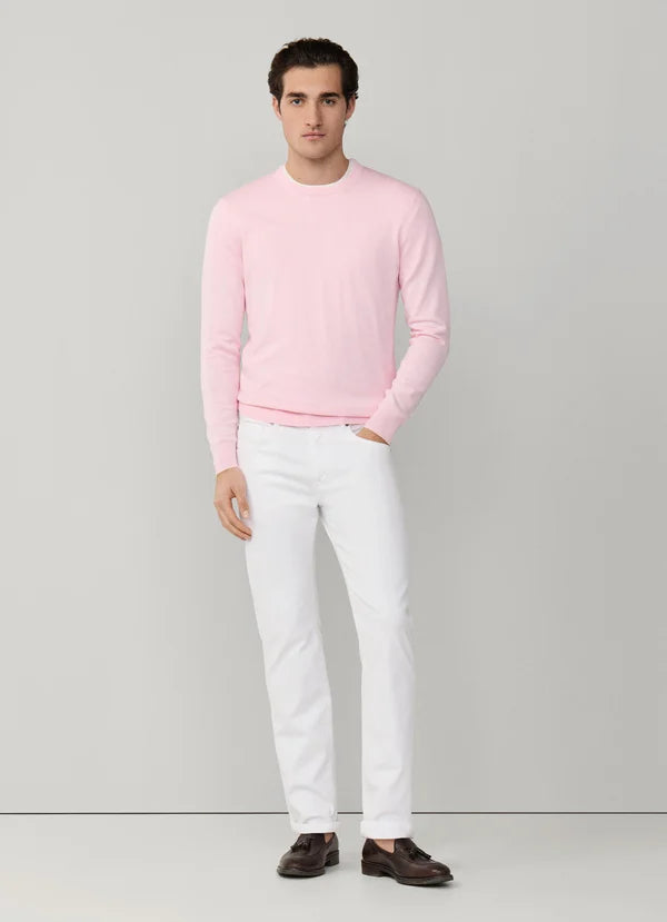 Cotton-Silk Crew-Neck Jumper