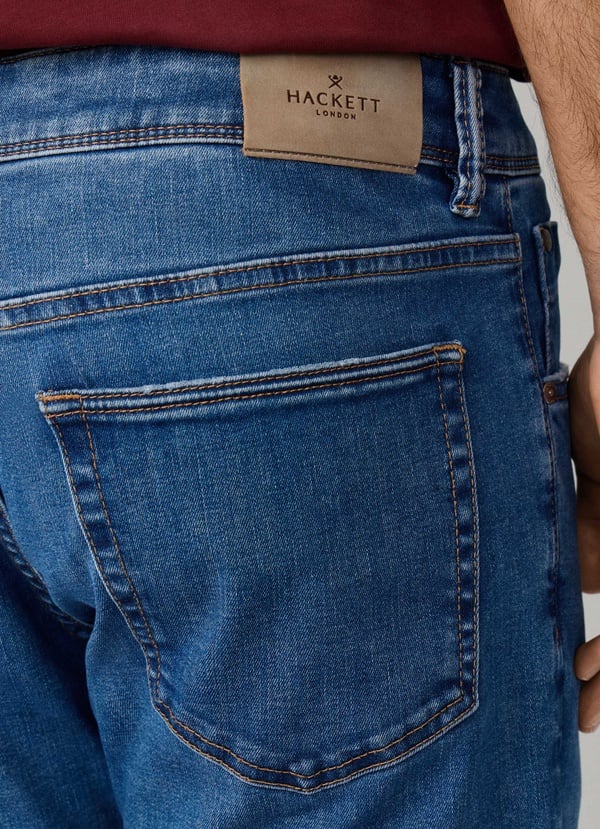 Slim Fit Powerflex Light Wash Denim