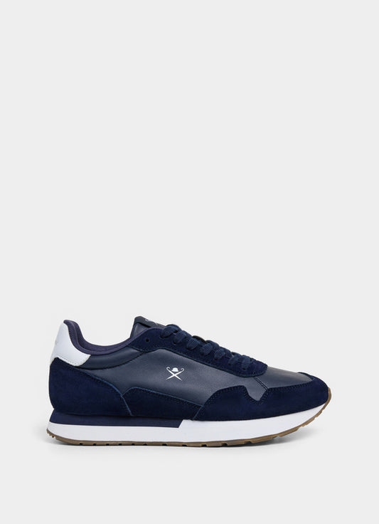 Vector Plain Leather And Suede Trainers