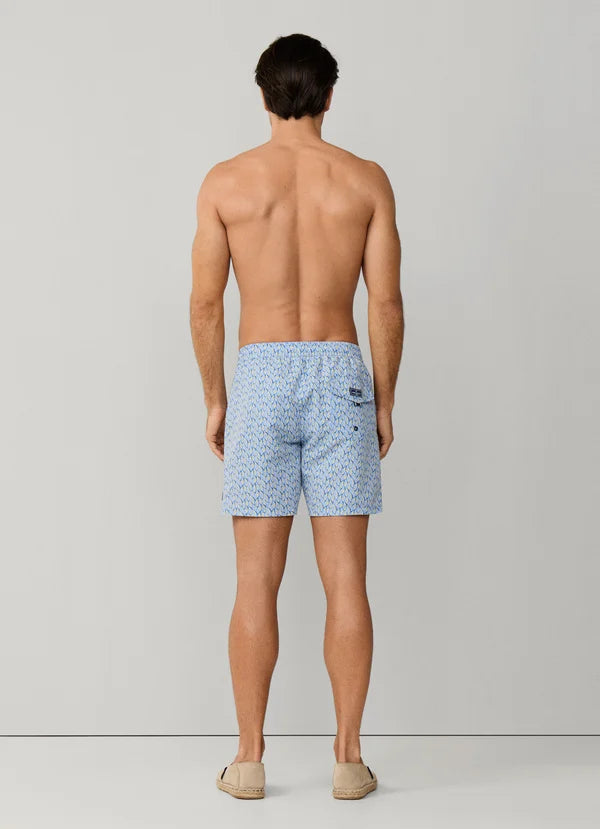 Crystalline Print Swim Trunk