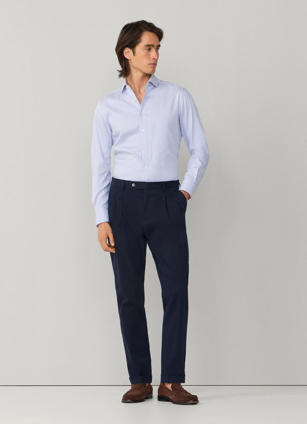 Tailored Fit Double Face Bengal Shirt