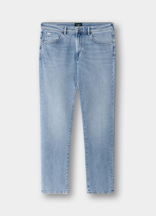 Branded Light Wash Denim