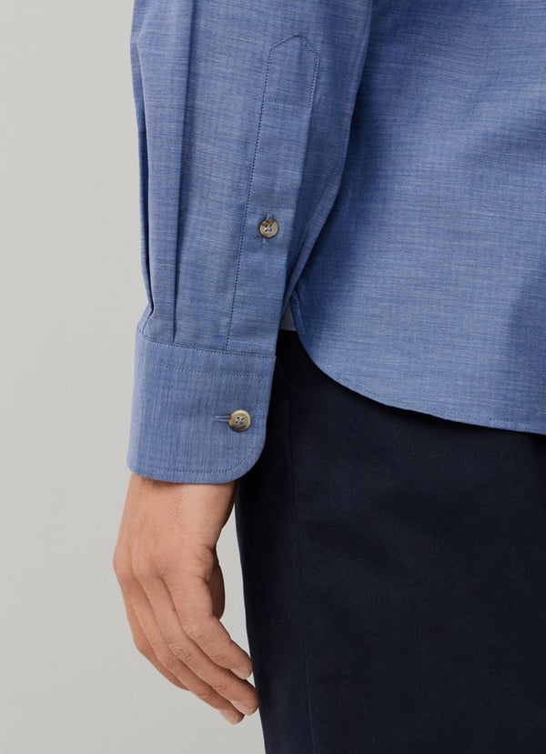 Classic Fit Flannel Herringbone Shirt