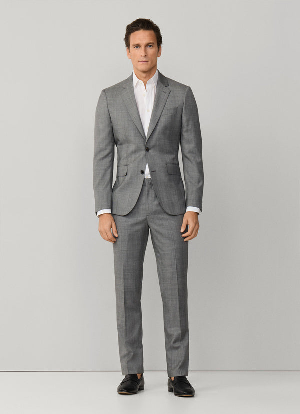 Wool Glen Check Suit - Woven In Italy