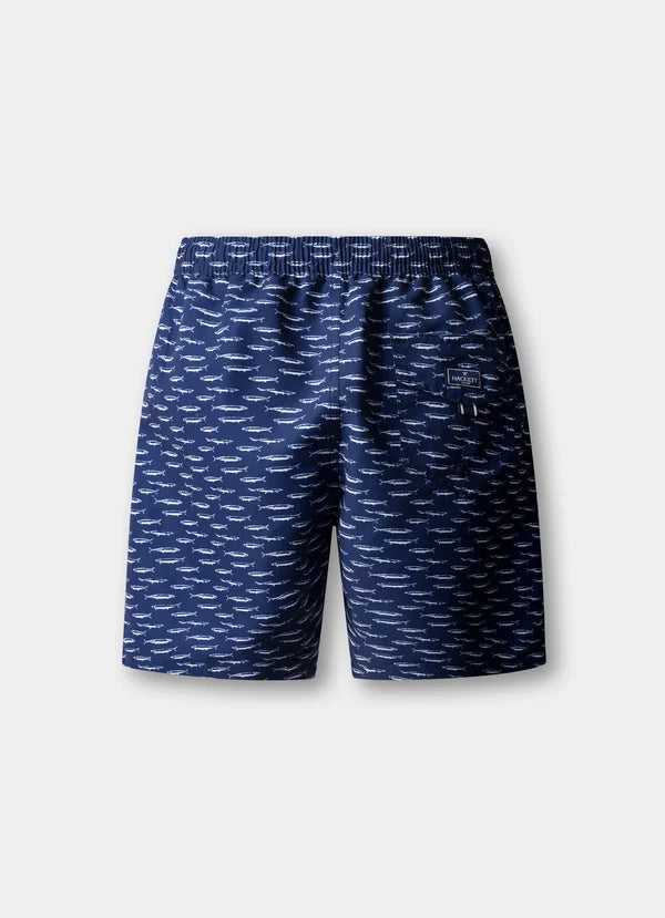 Sardine Print Swim Trunk