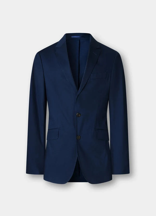 Stretch Cotton Silk Blazer