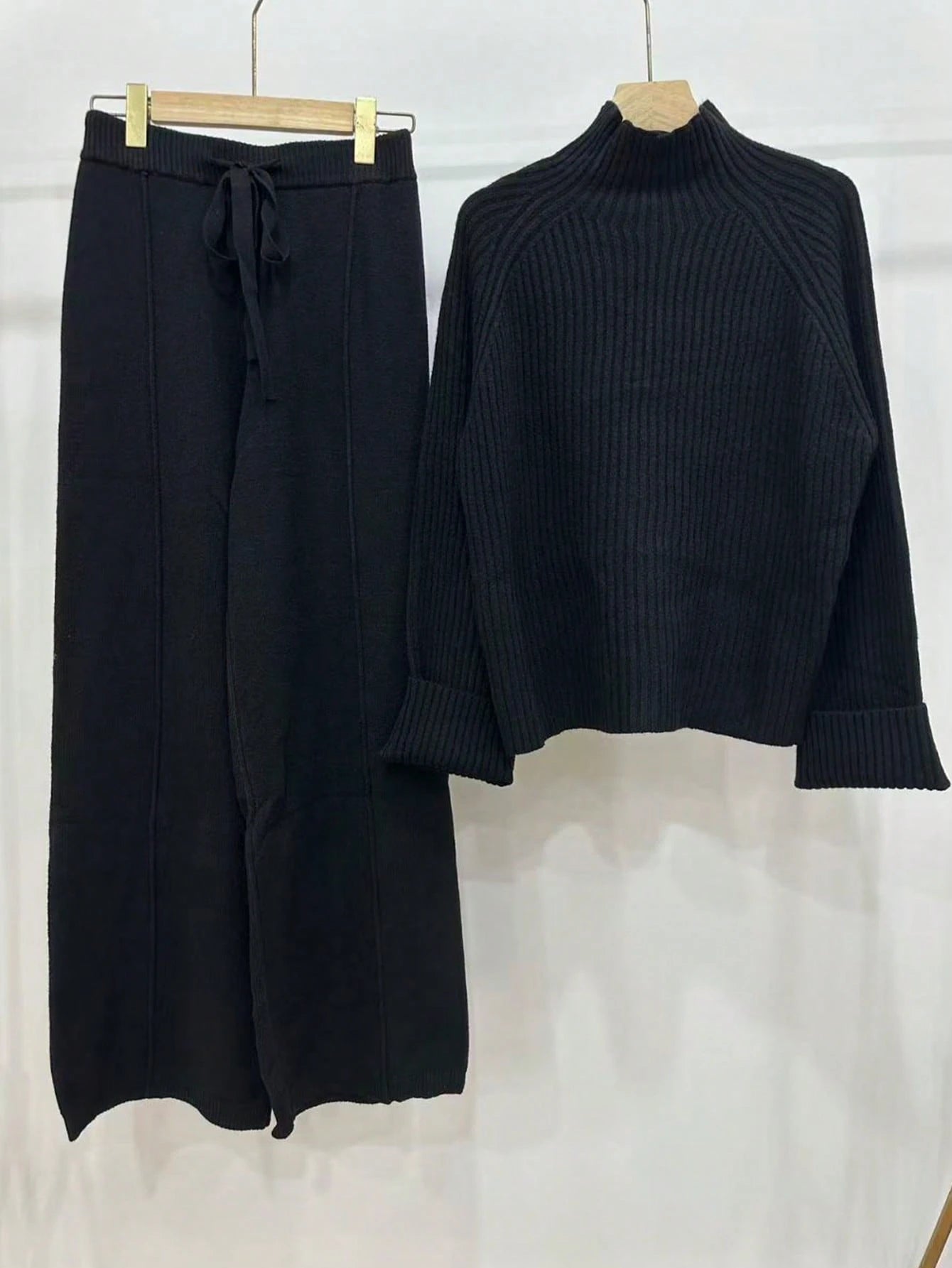 Women's Winter Casual Elegant Lounge Knit Sweater Set