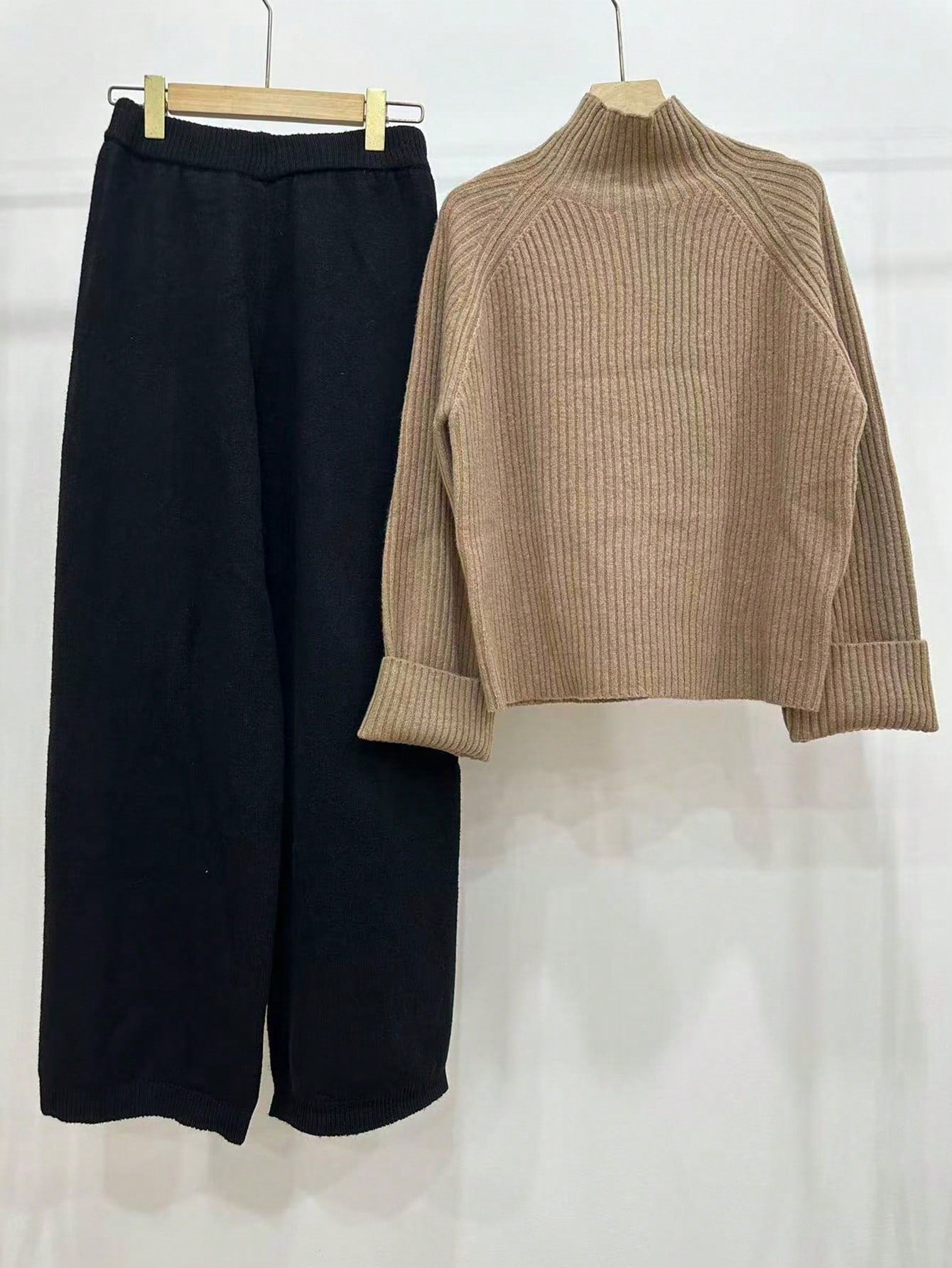 Women's Winter Casual Elegant Lounge Knit Sweater Set