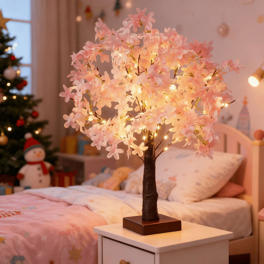 Dreamy Pink Sakura Tree Lamp