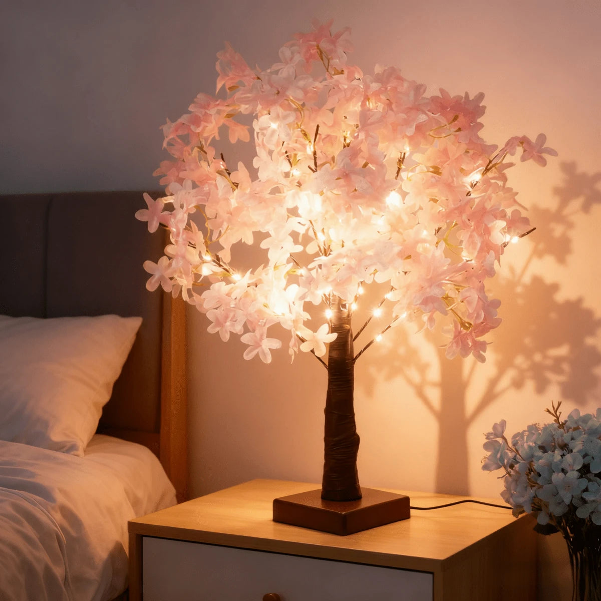 Dreamy Pink Sakura Tree Lamp