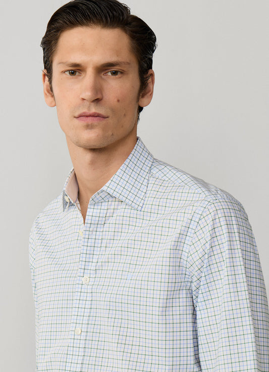 Classic Fit Tattersall Poplin Shirt
