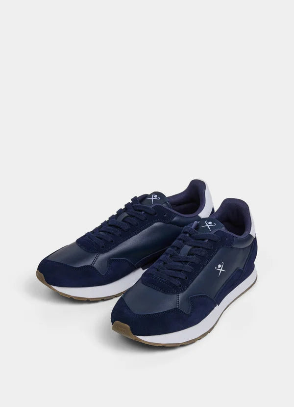 Vector Plain Leather And Suede Trainers