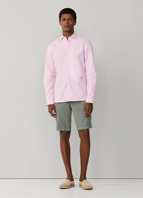 Tailored Fit City Gingham Poplin Shirt