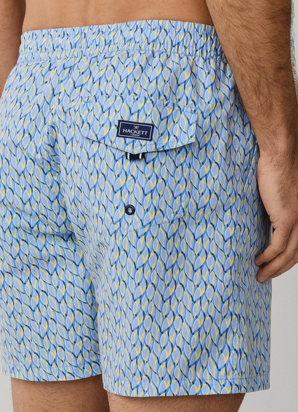 Crystalline Print Swim Trunk