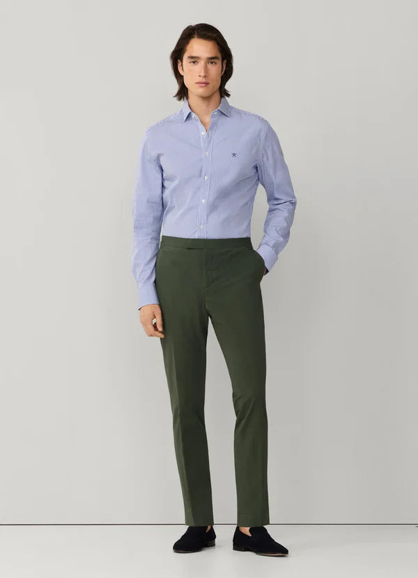 Slim Fit Formal Seersucker Trouser