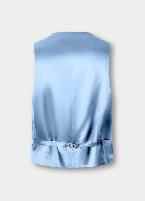 Double Breasted Linen Waistcoat
