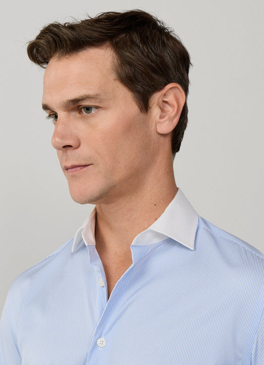 Tailored Fit Fine Stripe Shirt
