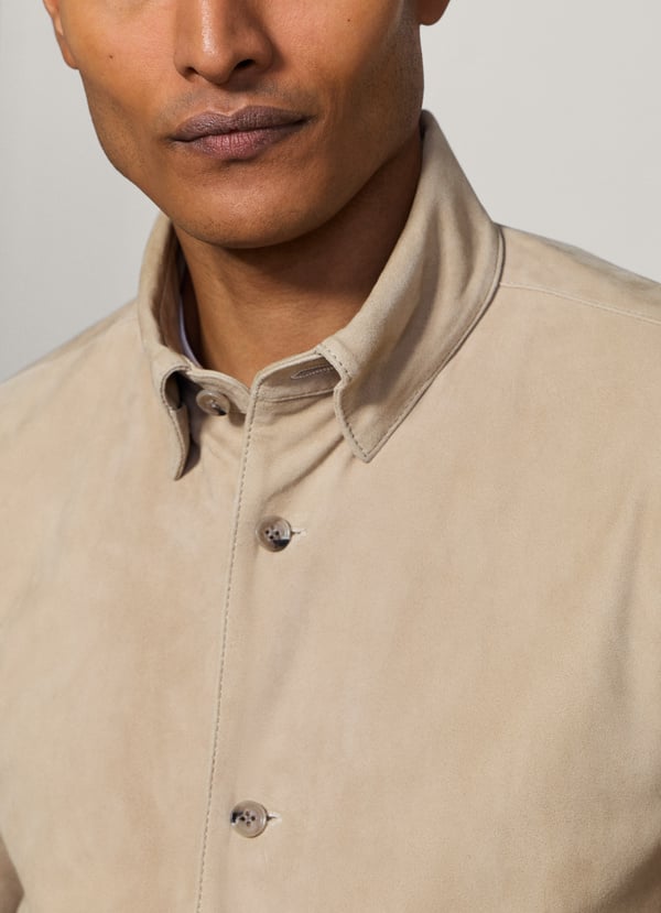 Suede Overshirt